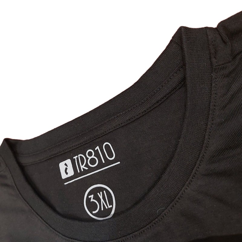 Koszulka męska T-Shirt REIS TR810_B3XL czarna XXXL