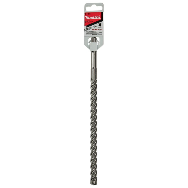 Wiertło udarowe Makita E-14554 Nemesis2 SDS+ 12x265/200mm 4-ostrz 4-spiral