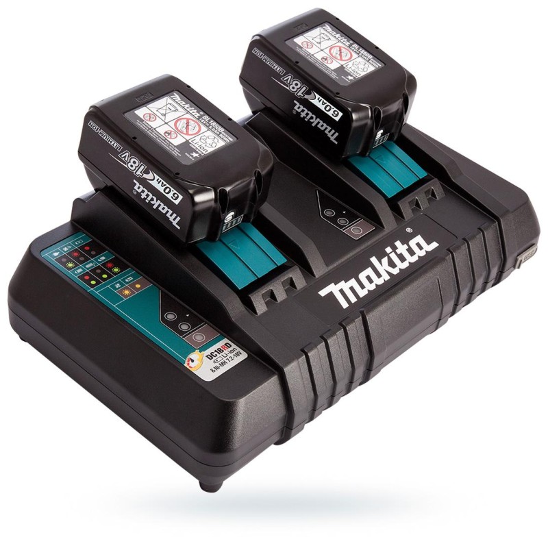 Ładowarka DC18RD+4x BL1860B MAKPAC MAKITA 198091-4