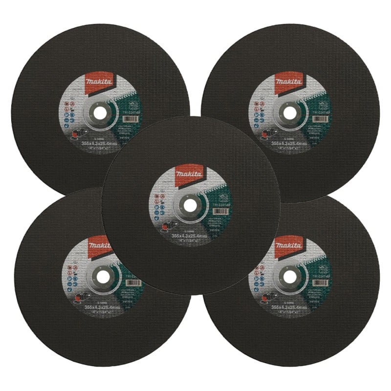 Tarcza do cięcia betonu Makita E-16966-5 C24T 355x4,3x25,4mm 5szt.