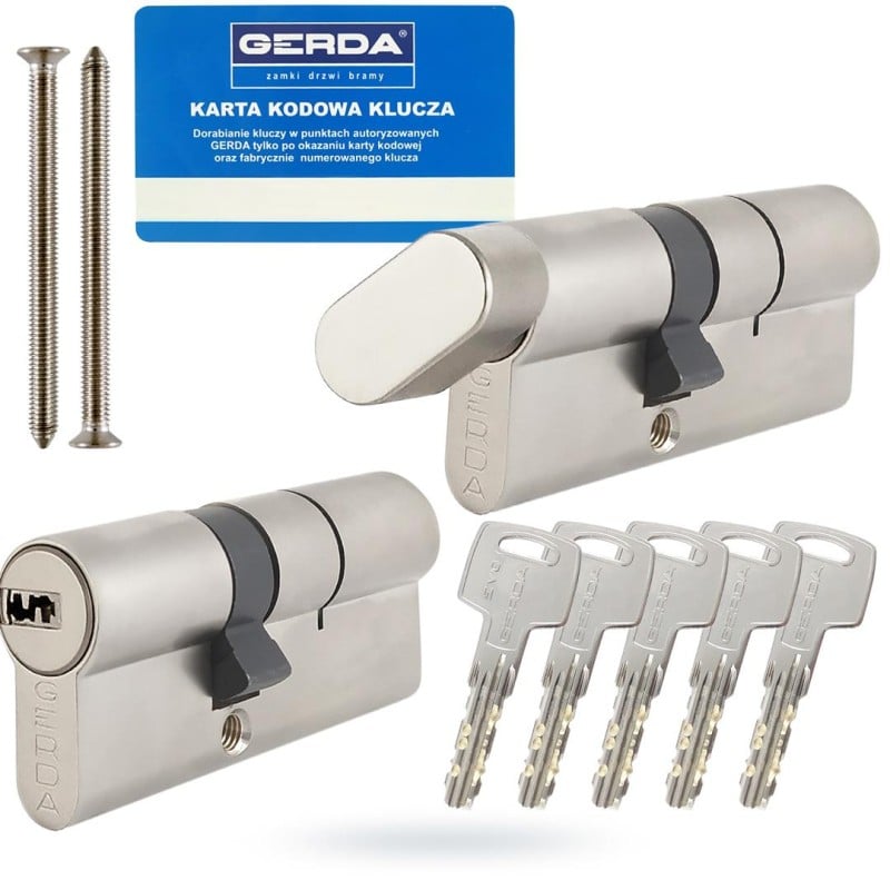 2 wkładki GERDA: 30/45 + G30/45 + 5kl nikiel EVO