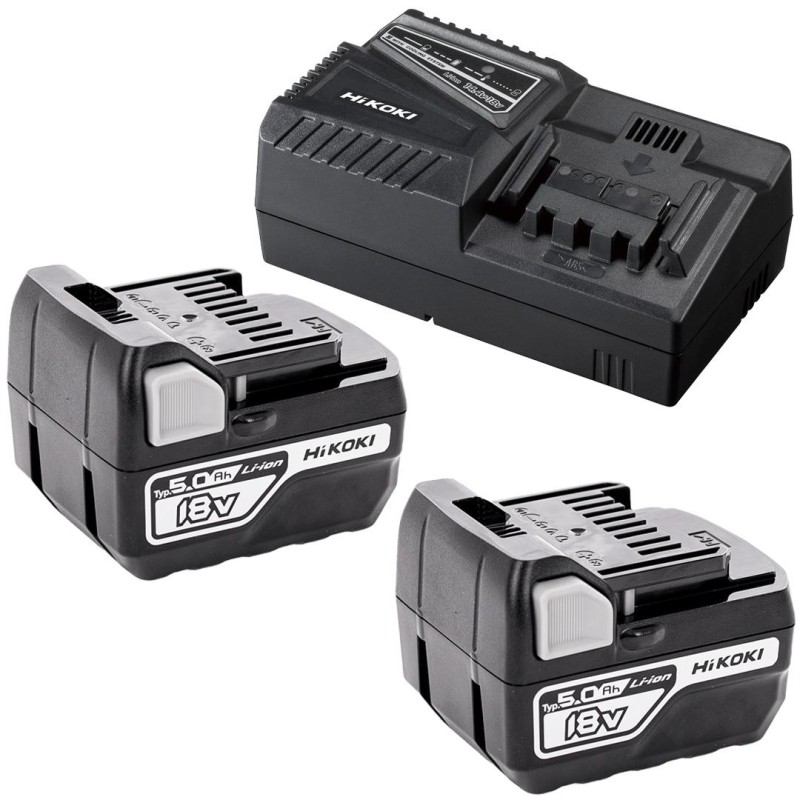 2x akumulator 5Ah 18V HiKOKI BSL1850C + ładowarka