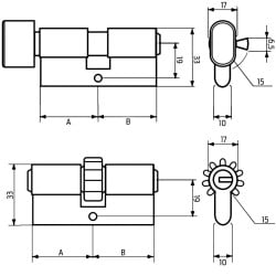 2 wkładki GERDA: Z35/45 + G35/45 + 5kl nikiel PSX