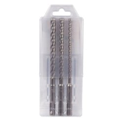 Zestaw wierteł udarowych Makita B-59075 Nemesis2 SDS+ 165mm 4-ostrza 4-spirale 3szt.