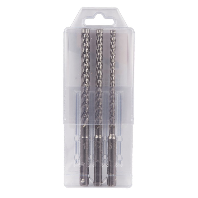 Zestaw wierteł udarowych Makita B-59075 Nemesis2 SDS+ 165mm 4-ostrza 4-spirale 3szt.