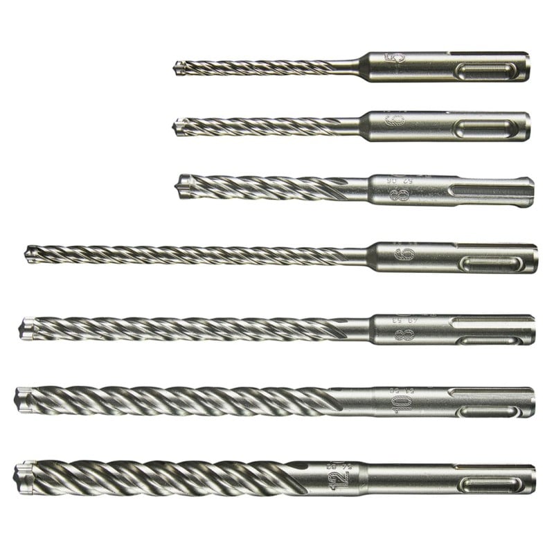 Zestaw wierteł udarowych Makita E-14928 Nemesis2 SDS+ 165mm 115mm 4-ostrza 4-spirale 7szt.