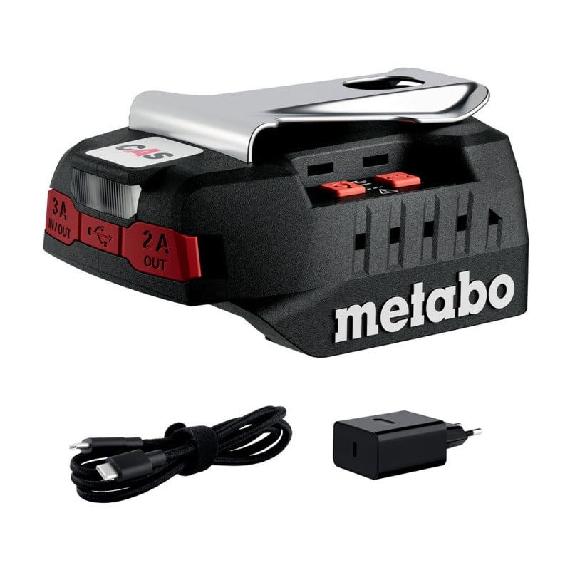 Adapter ładowarka powerbank Metabo PC 18-65 600409000 18V 65W 3A USB-C CAS