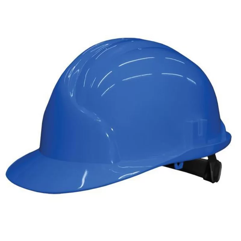 Kask ochronny BHP KASPE_N z tworzywa HDPE EN397 niebieski