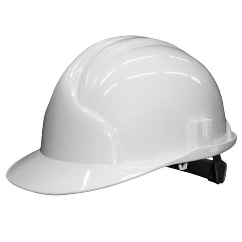 Kask ochronny BHP KASPE_W z tworzywa HDPE EN397 biały