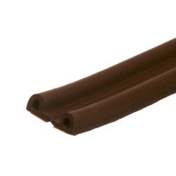 Uszczelka samoprzylepna do okien i drzwi Pgum-sill EPDM profil P 9x5,5mm brąz 100m