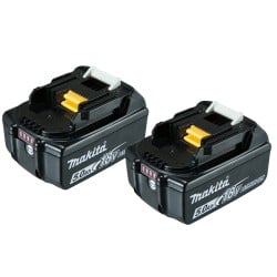 Zestaw zasilający Makita ładowarka DC18RC + 2 akumulatory 5,0Ah BL1850B