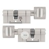 Wkładka z gałką GERDA PSX 55G/40mm ATEST C KL 6.2 nikiel satynowy PRO SYSTEM X 5kluczy