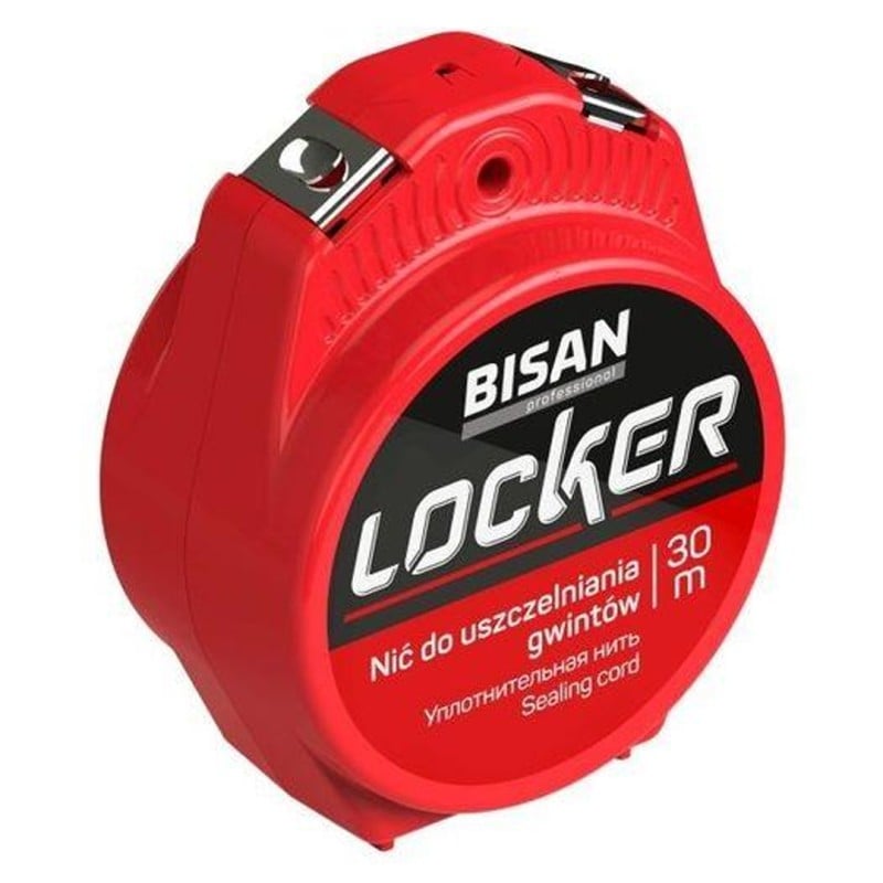Nić uszczelniająca BISAN B870600 Locker 30m – gaz, woda, C.O., 130°C, 15 bar
