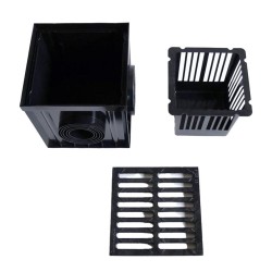 Studzienka rewizyjna 300x300 mm z kratką żeliwną C250 25t