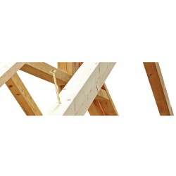 Wkręt ciesielski z łbem talerzowym Wkręt-met WKCP-05090 5x90mm TX25 150szt.