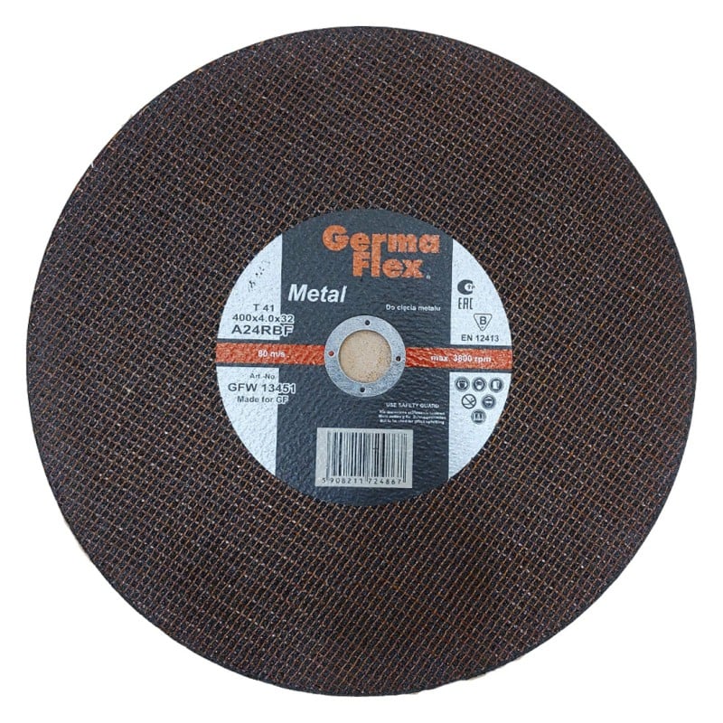 Tarcza do cięcia metalu Germa-Flex GFW13451 400x4x32mm T41A24RBF płaska