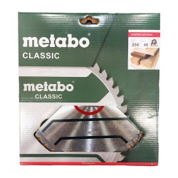 Piła tarczowa do drewna Metabo 628061000 CLASSIC 254x2,4/1,8x30mm 48T HW/CT widia