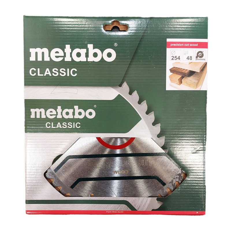 Piła tarczowa do drewna Metabo 628061000 CLASSIC 254x2,4/1,8x30mm 48T HW/CT widia