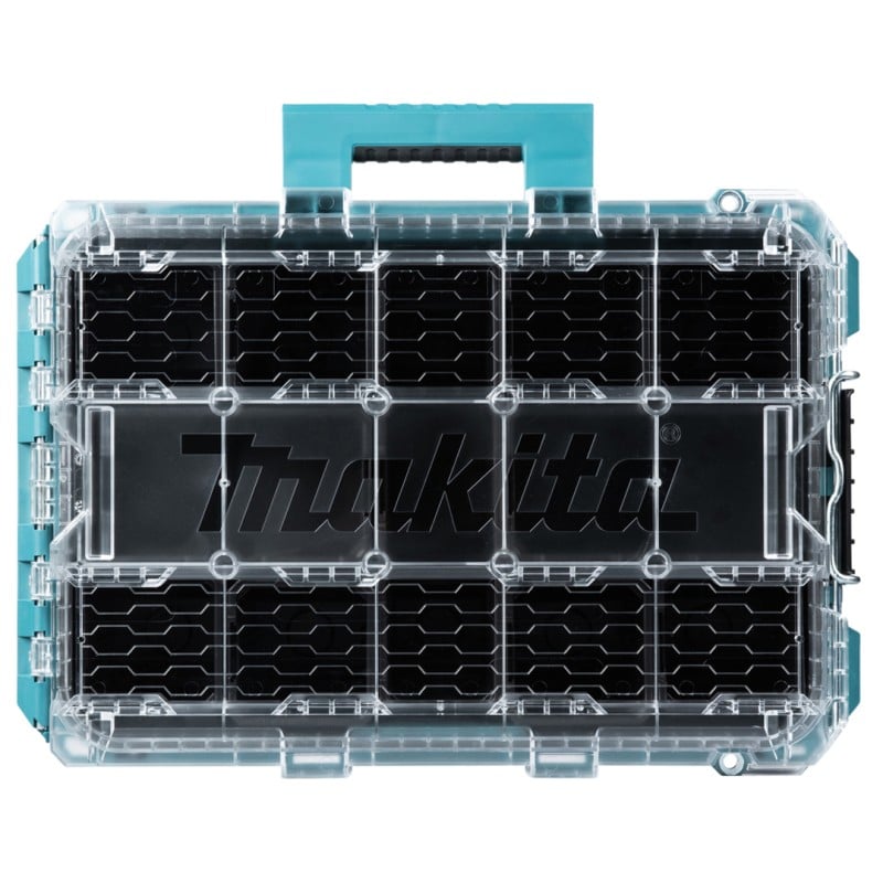 Organizer Makita MakTrak P-91045 średni głęboki 18,4l 22,7kg 11 pojemników