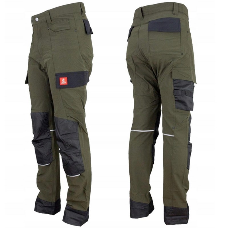 Zielone spodnie robocze outdoor URGENT URG-768 rozmiar 50