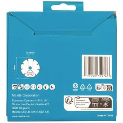 Tarcza diamentowa Diamak na sucho Makita D-80086 125x22,23mm 1sztuka
