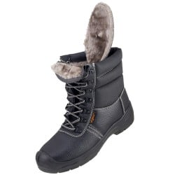 Czarne buty ocieplane bez...
