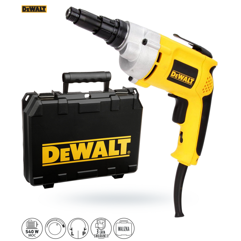 Wkrętarka DEWALT DW268K 540W 230V 26Nm VERSA