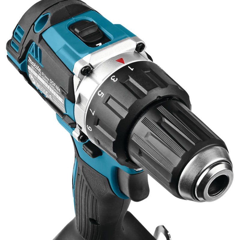 Bezszczotkowa wiertarko-wkrętarka 18V LXT 54Nm Makita DDF484ZJ BODY walizka