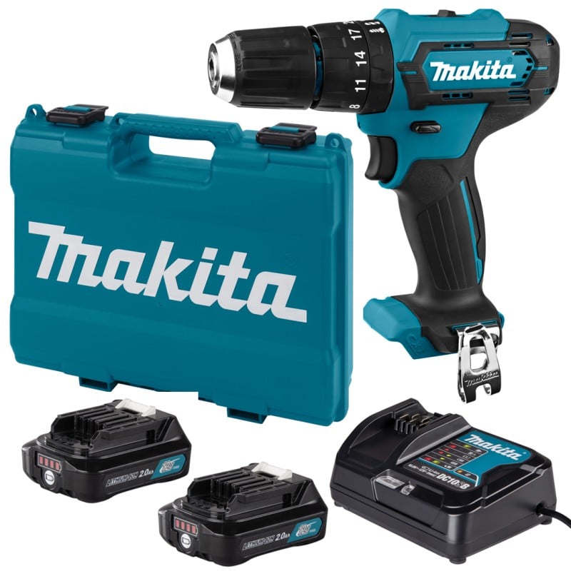 Wiertarko-wkrętarka udarowa Makita HP333DSAE CXT 12V 2x2Ah 30Nm LED walizka