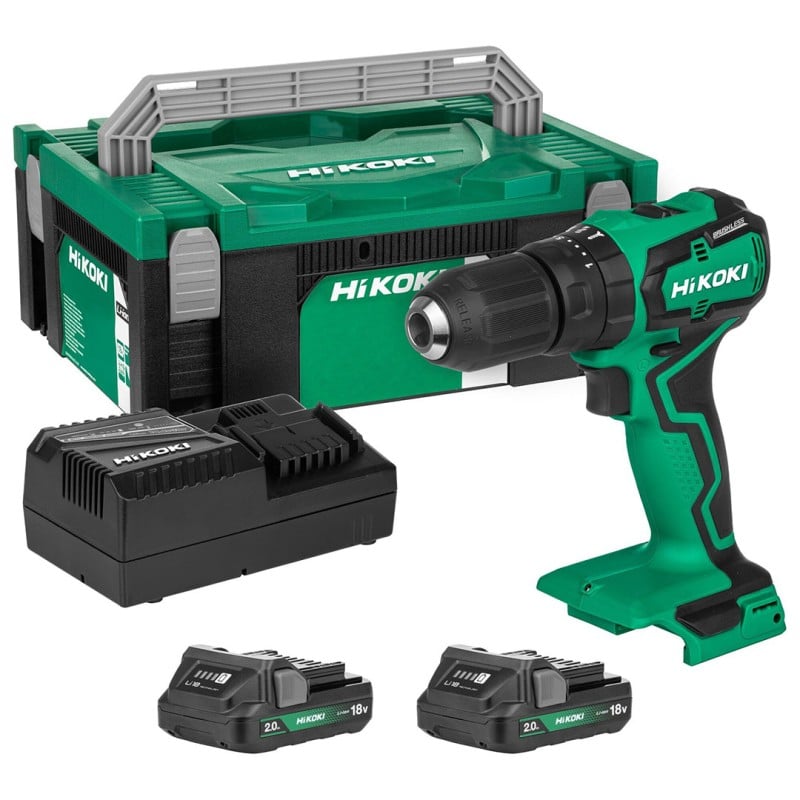 Wiertarko-wkretarka HiKOKI DS18DD WRZ 18V 2x2Ah BL 55Nm 2-biegi walizka