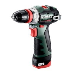 Wiertarko-wkrętarka Metabo 601749500 PowerMaxx BS BL Quick 12V 2x2Ah walizka