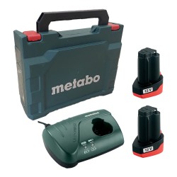 Wiertarko-wkrętarka Metabo 601749500 PowerMaxx BS BL Quick 12V 2x2Ah walizka