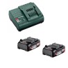 Akumulatorowa wiertarko-wkrętarka Metabo BS 18 L BL 613155500 18V 2x2Ah 65Nm BL walizka