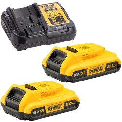 Wkrętarka DEWALT 18V 2x2Ah BL do płyt GK DCF620D2