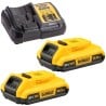 Wkrętarka DEWALT 18V 2x2Ah BL do płyt GK DCF620D2