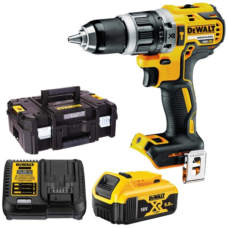 Wkrętarka udarowa DeWALT DCD796P1 XR 18V 1x5Ah BL 70Nm 2-biegi walizka