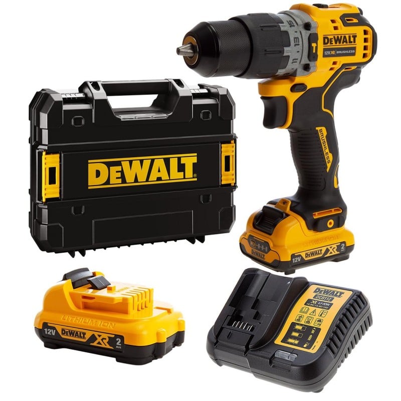 Wkrętarka DeWALT DCD706D2 12V udar 57,5Nm 2x2Ah