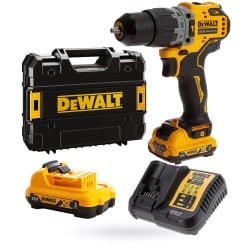 Wkrętarka DeWALT DCD706D2 12V udar 57,5Nm 2x2Ah