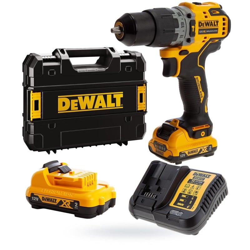 Wkrętarka DeWALT DCD706D2 12V udar 57,5Nm 2x2Ah