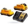 Wkrętarka DeWALT DCD706D2 12V udar 57,5Nm 2x2Ah