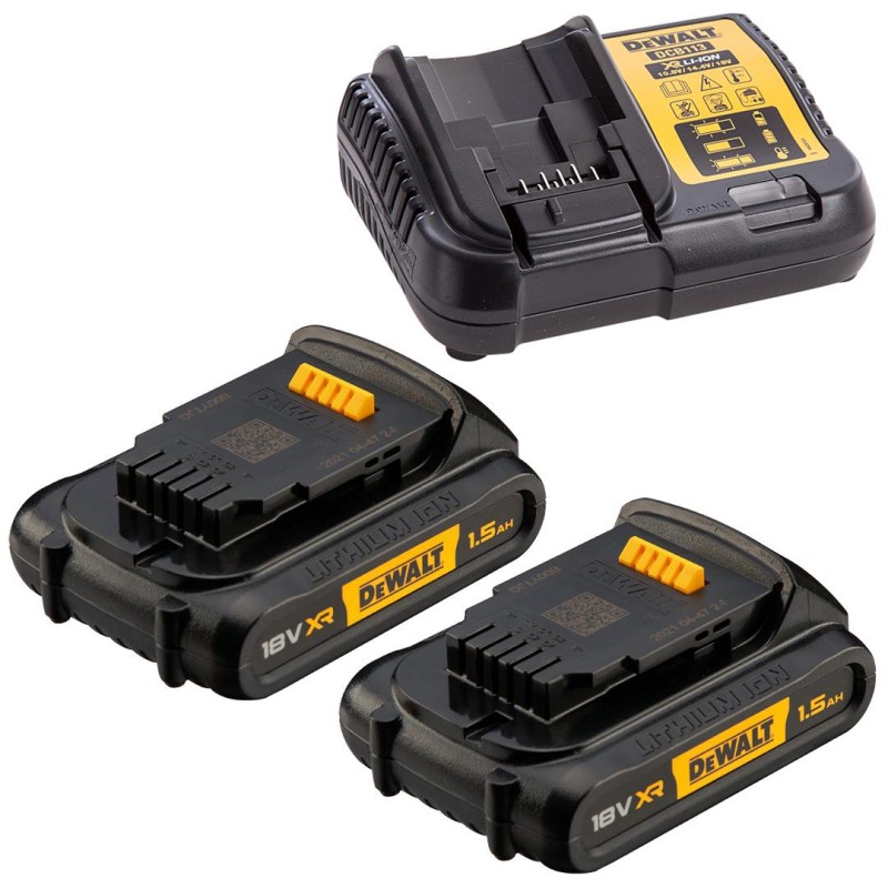 Wkrętarka DEWALT DCD791S2 18V 70Nm 2x1,5Ah BL