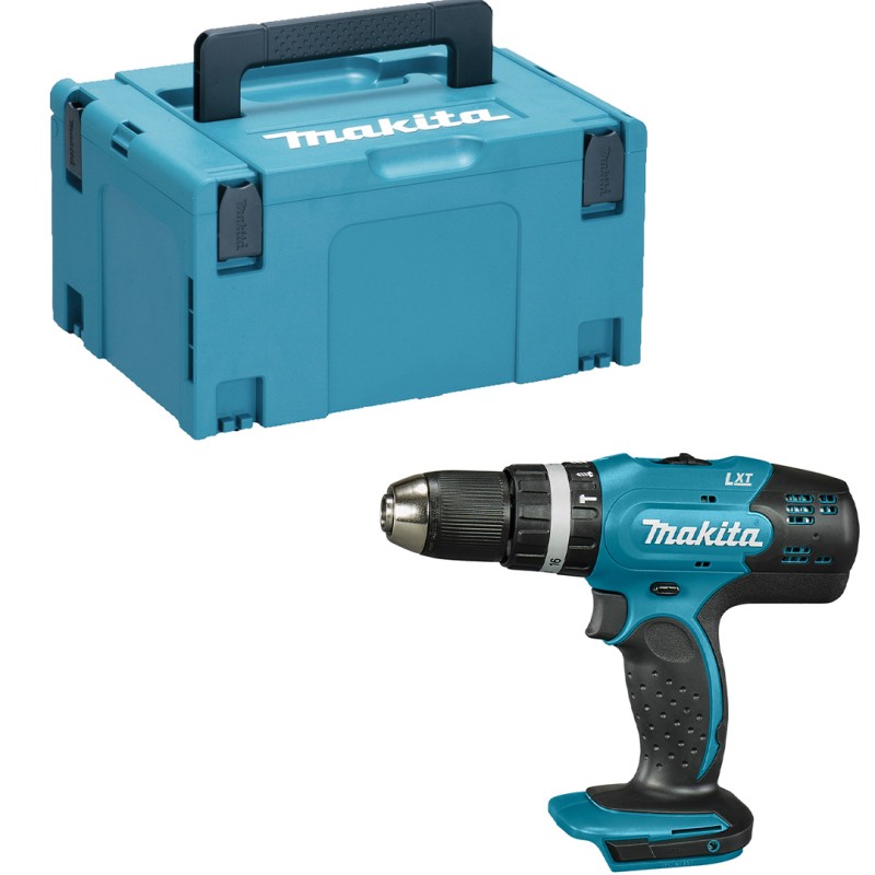 Akumulatorowa wiertarko-wkrętarka udarowa Makita DHP453ZJ 18V LXT 42 Nm BODY walizka