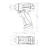 Wiertarko-wkrętarka Metabo 600080710 PowerMaxx BS Basic SET 12V 2x2Ah akcesoria