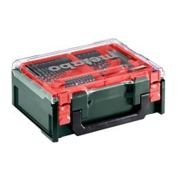 Wiertarko-wkrętarka Metabo 600080710 PowerMaxx BS Basic SET 12V 2x2Ah akcesoria
