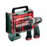 Wiertarko-wkrętarka Metabo 600080710 PowerMaxx BS Basic SET 12V 2x2Ah akcesoria