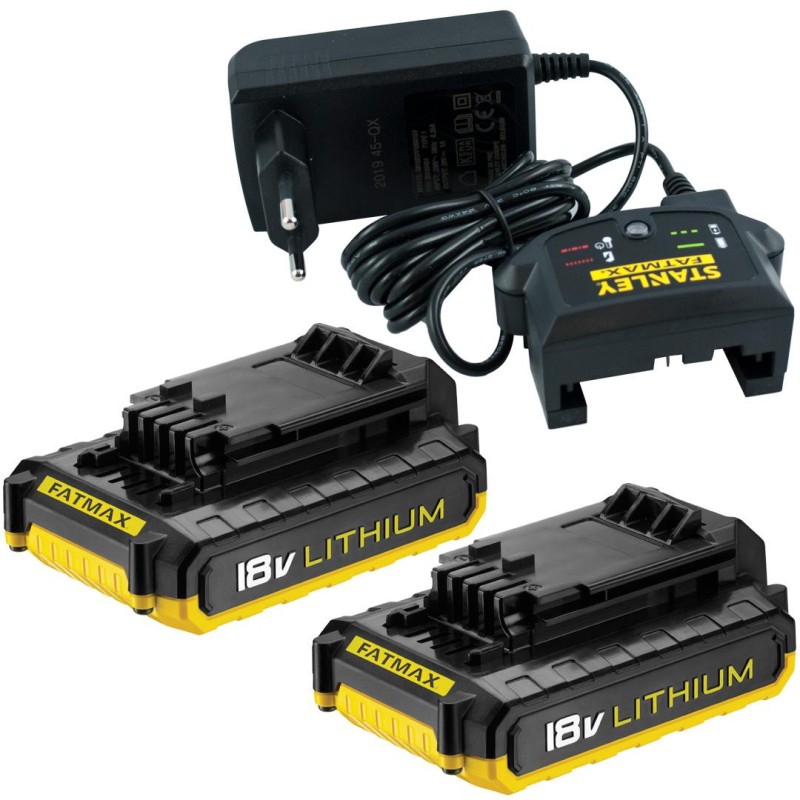 Wkrętarka 18V 2x2Ah 55Nm kufer BRUSHLESS STANLEY