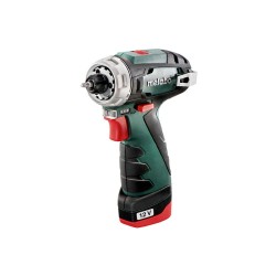 Akumulatorowa wiertarko-wkrętarka Metabo 600080880 PowerMaxx BS SET 34Nm 2-biegi