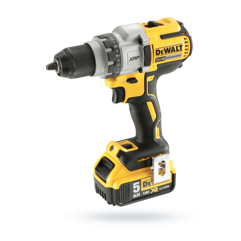 Wkrętarka DEWALT DCD991P2 18V BL 95Nm 820W 2x5Ah