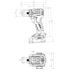Akumulatorowa wiertarko-wkrętarka Metabo BS 18 L BL 613155850 18V 65Nm BODY walizka