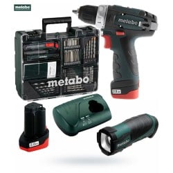 Wkrętarka METABO 10,8V 34Nm 2x2Ah +latarka+akc